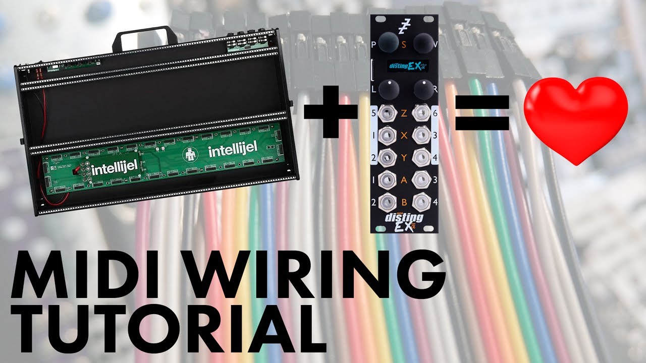 How to wire MIDI with Disting EX and Intellijel case