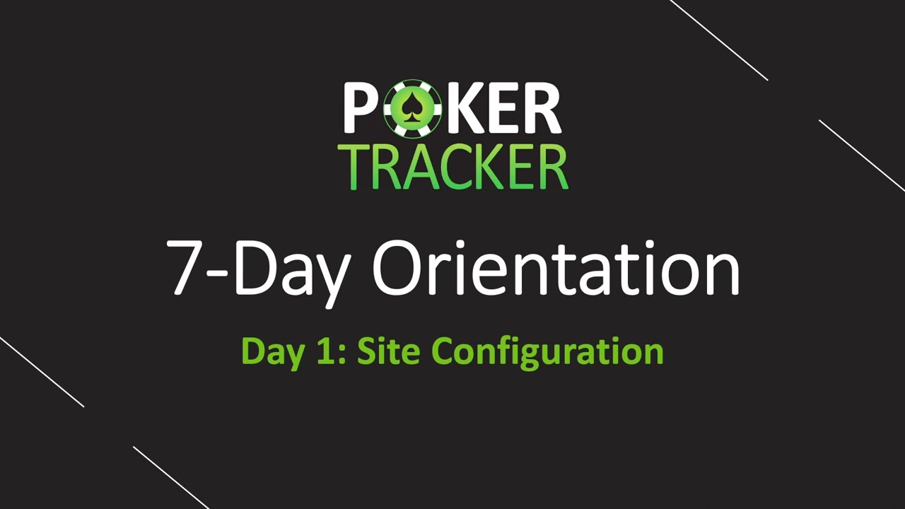 Настройка сайта онлайн-покера | Первый день ознакомительного курса по PokerTracker 4