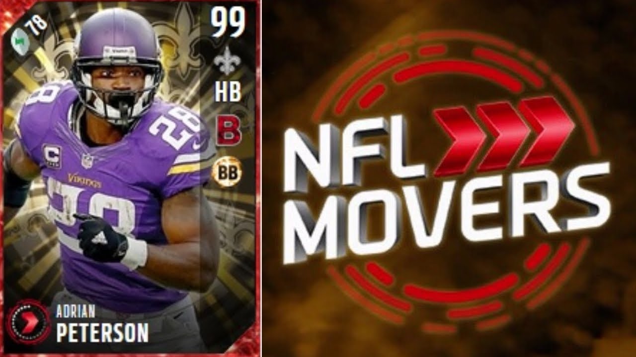 NFL Movers Adrian Peterson | Player Review | Madden 17 Ultimate Team Gameplay