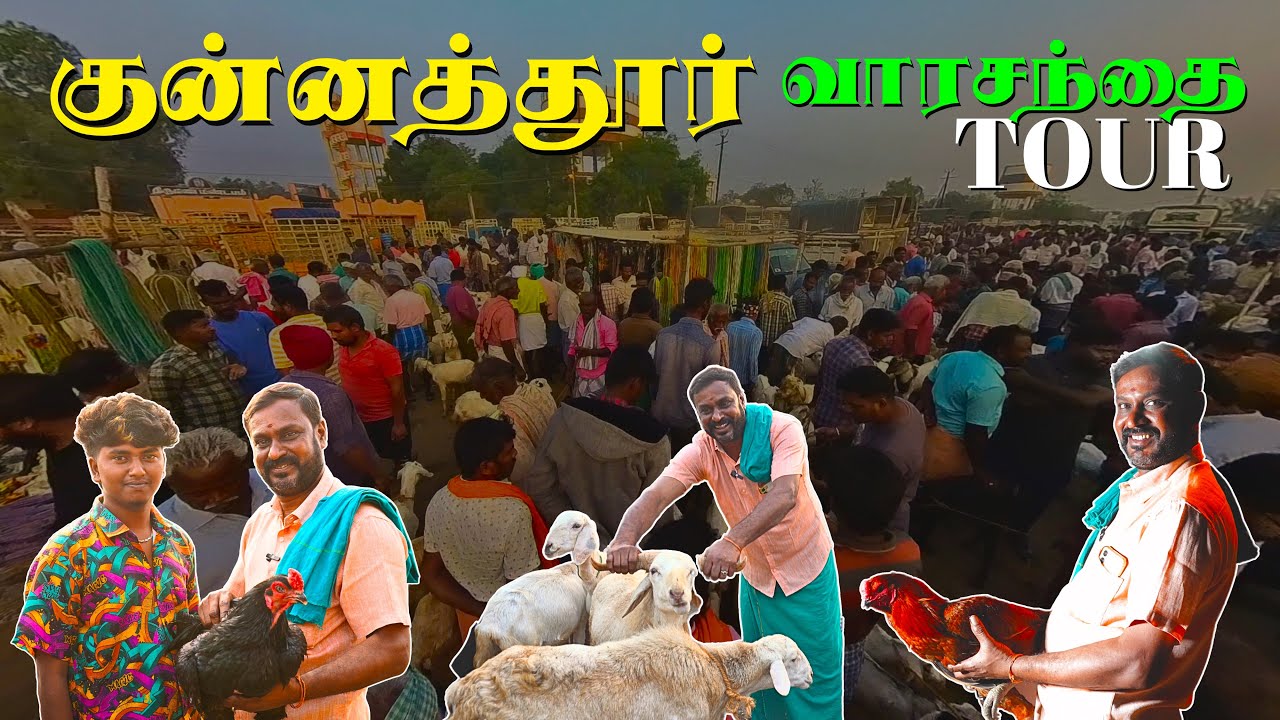Kunnathur சந்தை Tour🤩 - ERO VELS COOKING👨🏻‍🍳