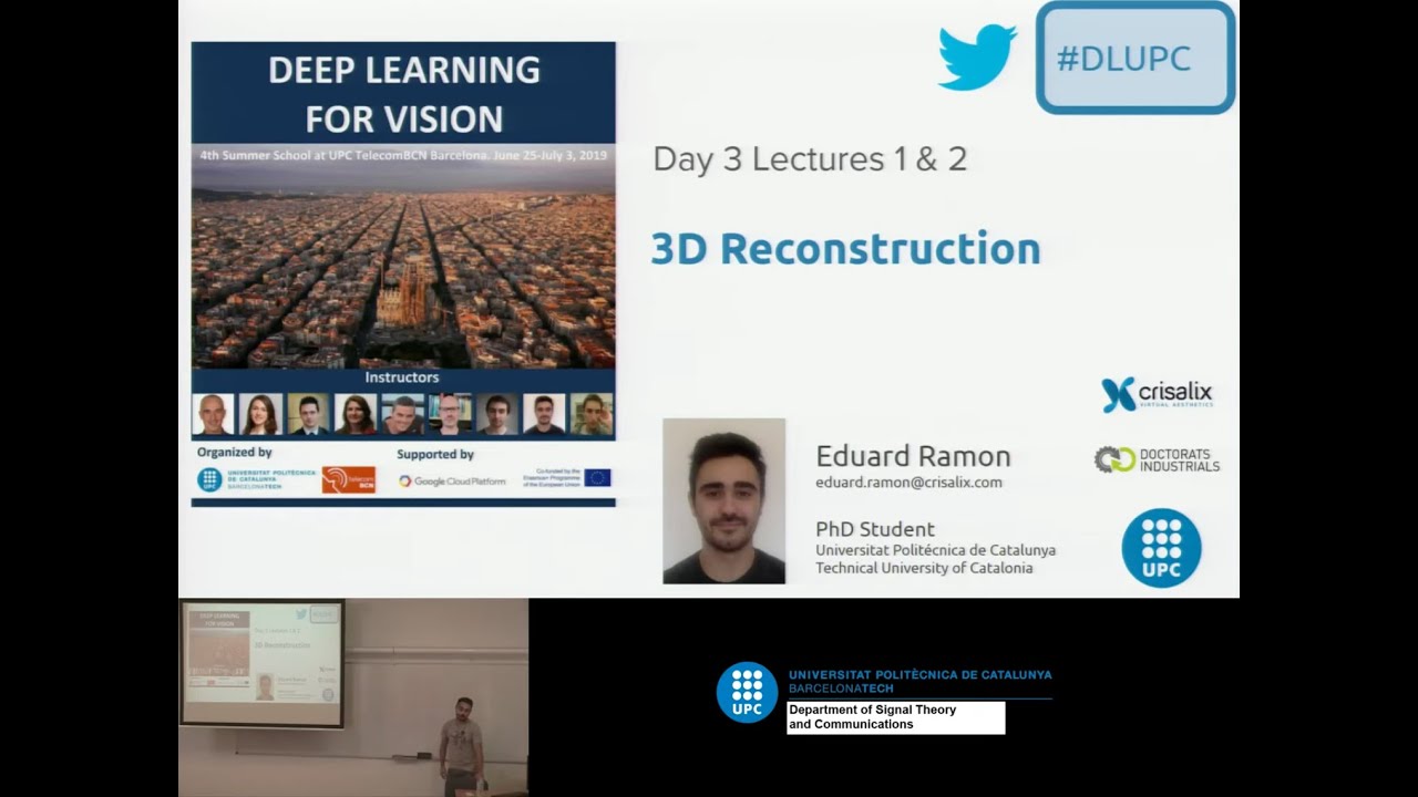 3D Reconstruction with Deep Learning - Eduard Ramon - UPC TelecomBCN Barcelona 2019