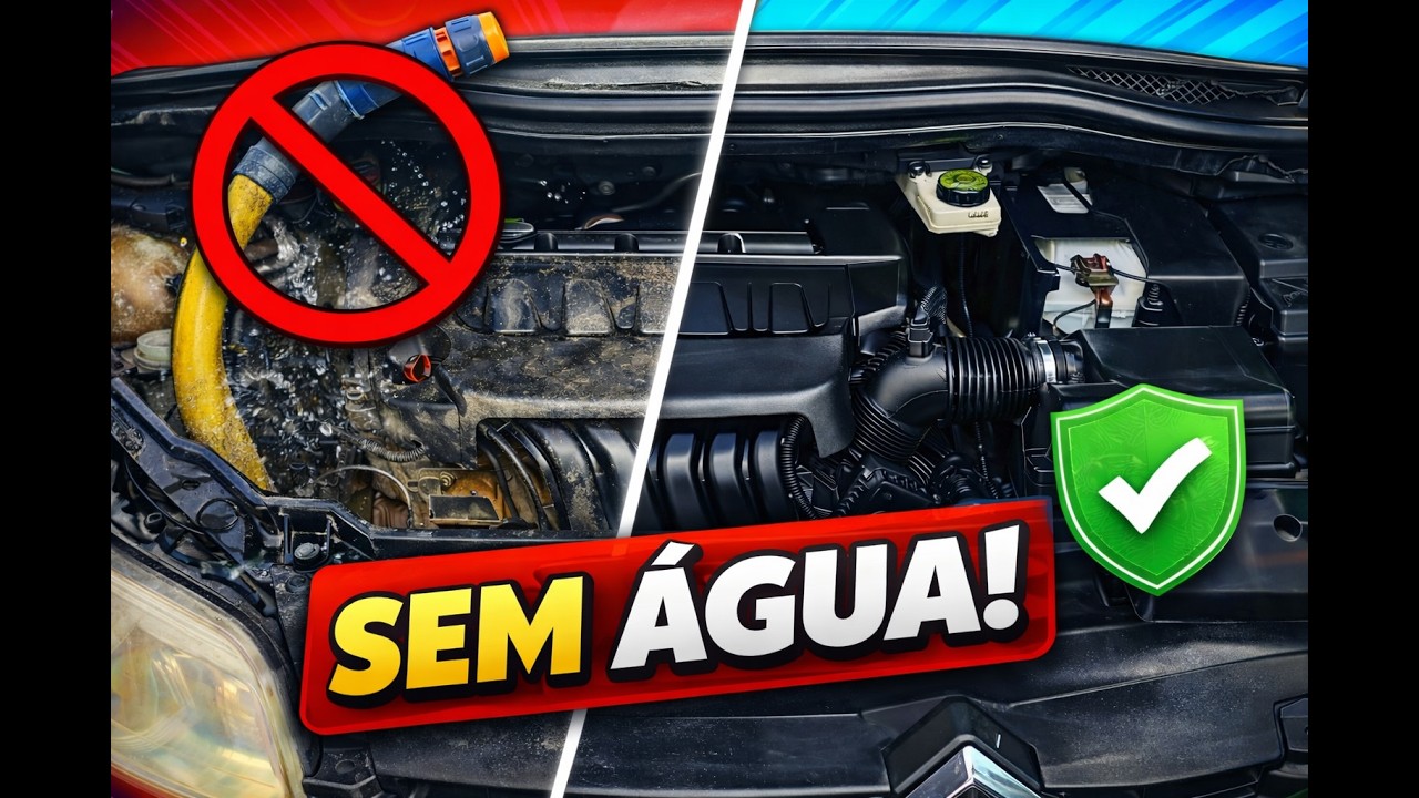 Como Limpar o Motor do Carro em Casa sem estragar nada