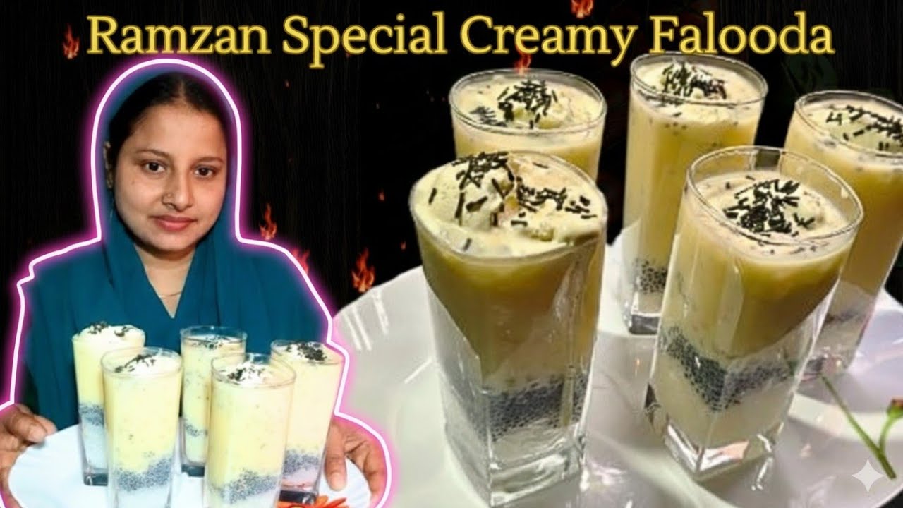 Sirf 10 Minute Mein Creamy Falooda | Ramzan Special Iftar Dessert Recipe 2026