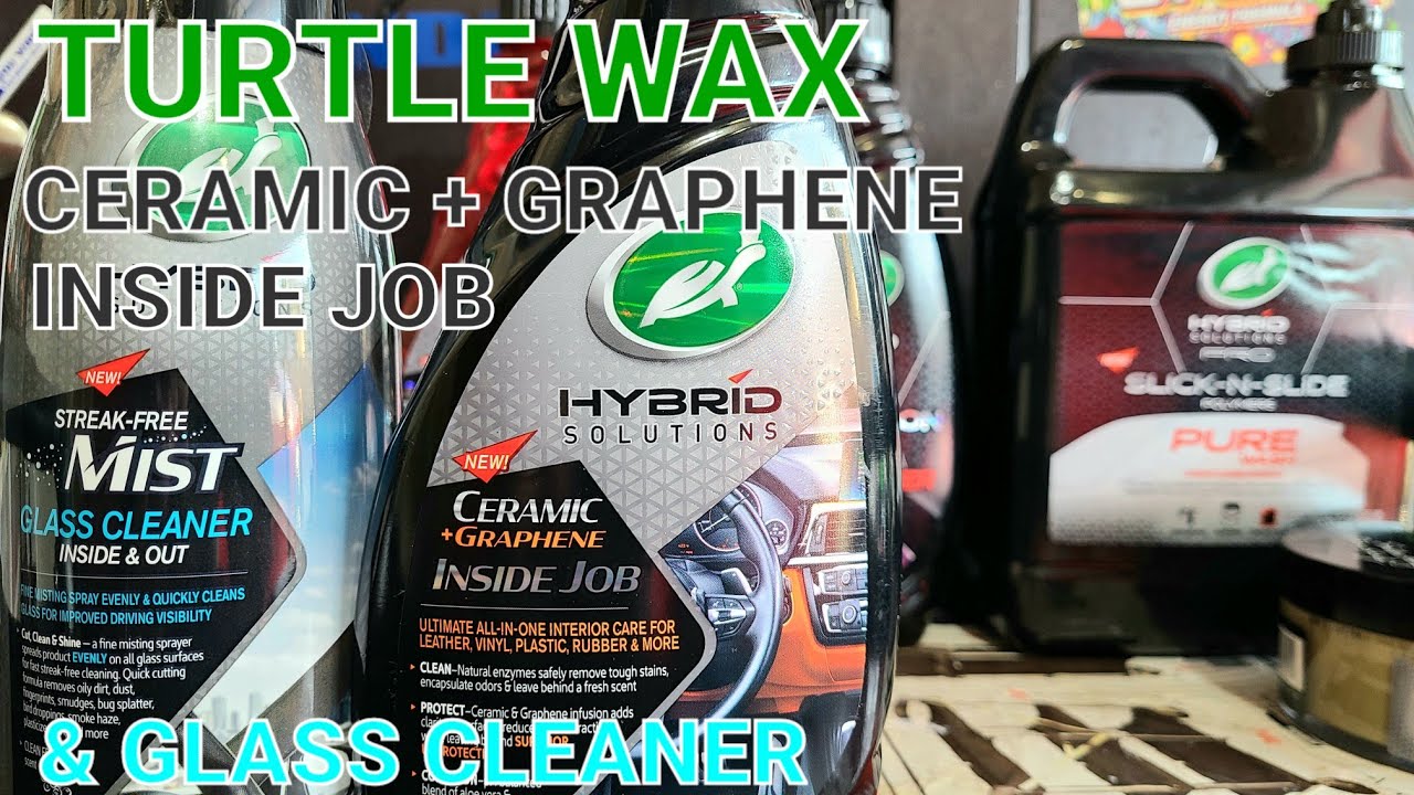 [NEW] Turtle Wax Ceramic + Graphene INSIDE JOB Interior Detailer & Glass Cleaner Review