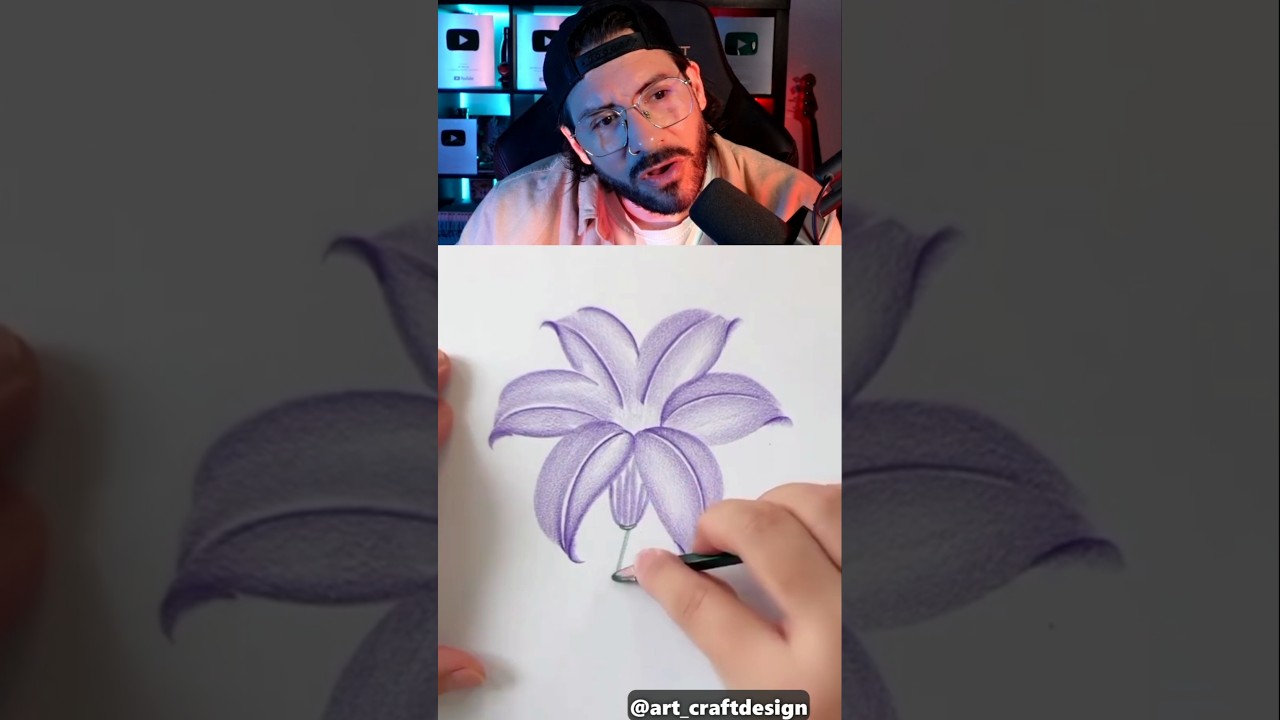 Dessiner une fleur comme un artiste