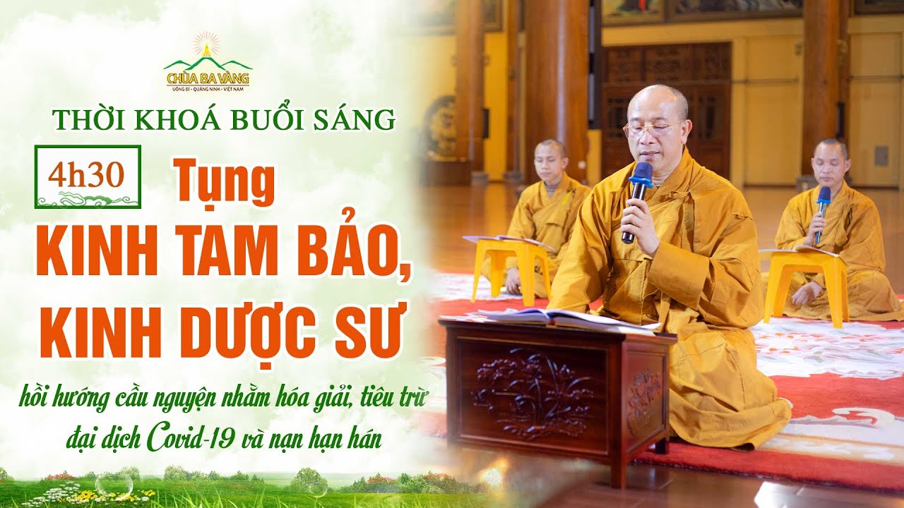 [Kh&oacute;a lễ s&aacute;ng] Chương tr&igrave;nh tu tập tại nh&agrave; hồi hướng cầu nguyện nhằm h&oacute;a giải, ti&ecirc;u trừ đại dịch