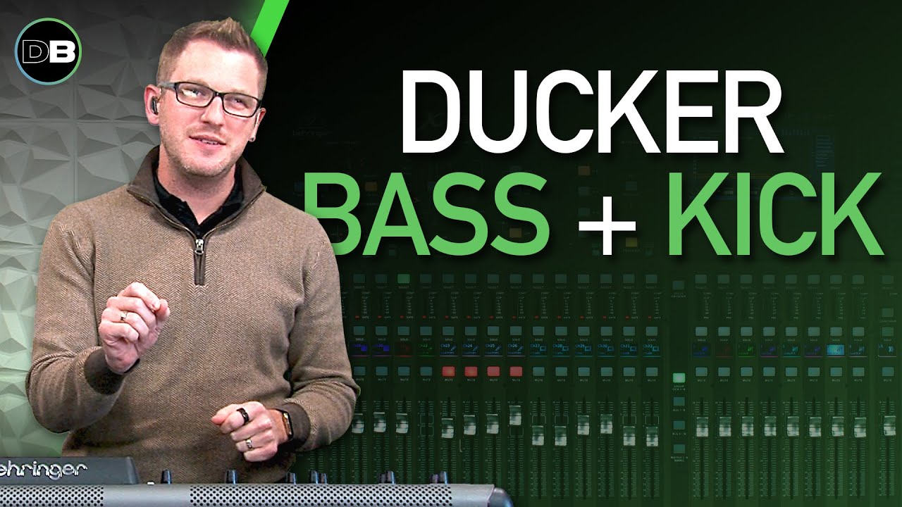 Использование Ducker на бас-гитаре для усиления бас-бочки — Behringer X32