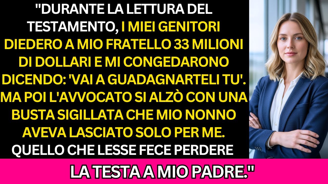 Papà ha dato a mio fratello tutto ciò che era dell'eredità del nonno, ma poi ho fatto scivolare un
