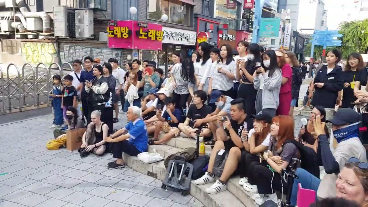 20230705 홍대 Nname#엔네임 (Yu Kagawa 카가와 유-영원-효진) 버스킹 05 - 파이팅 해야지 (Feat. 이영지) _ 부석순 (SEVENTEEN)