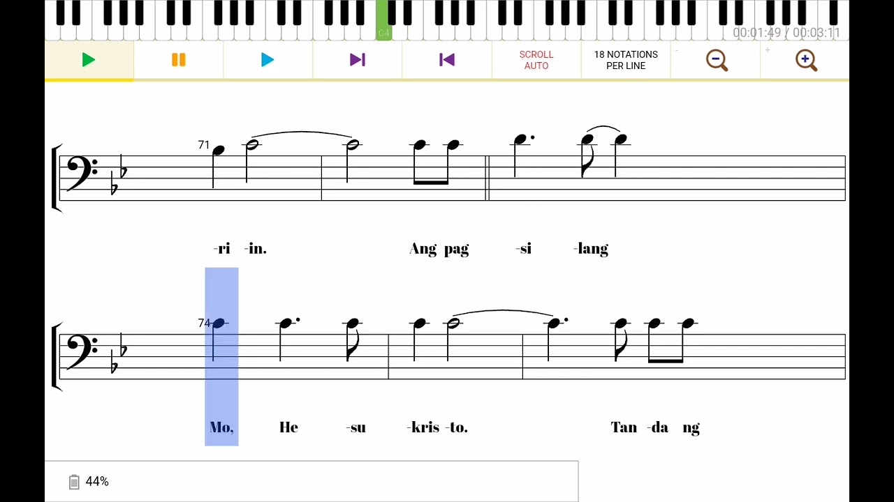 Sumilang sa Buhay Namin (Tenor)