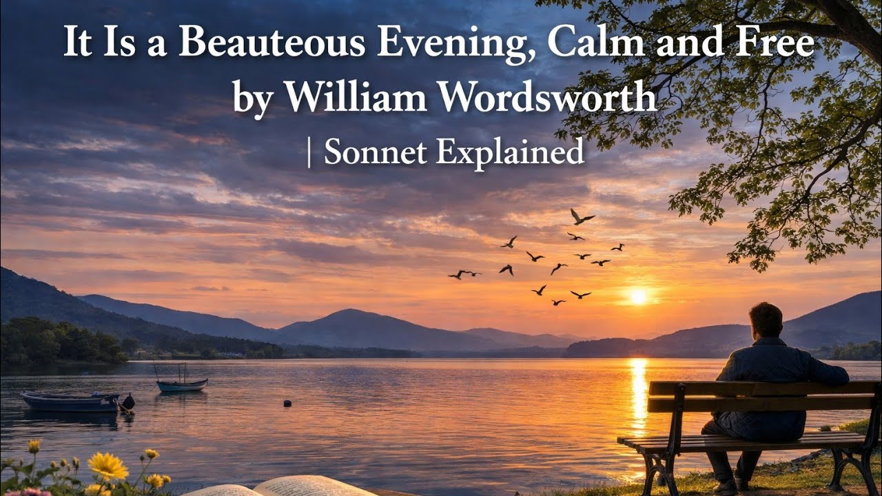 It Is a Beauteous Evening, Calm and Free by William Wordsworth | Sonnet Explained