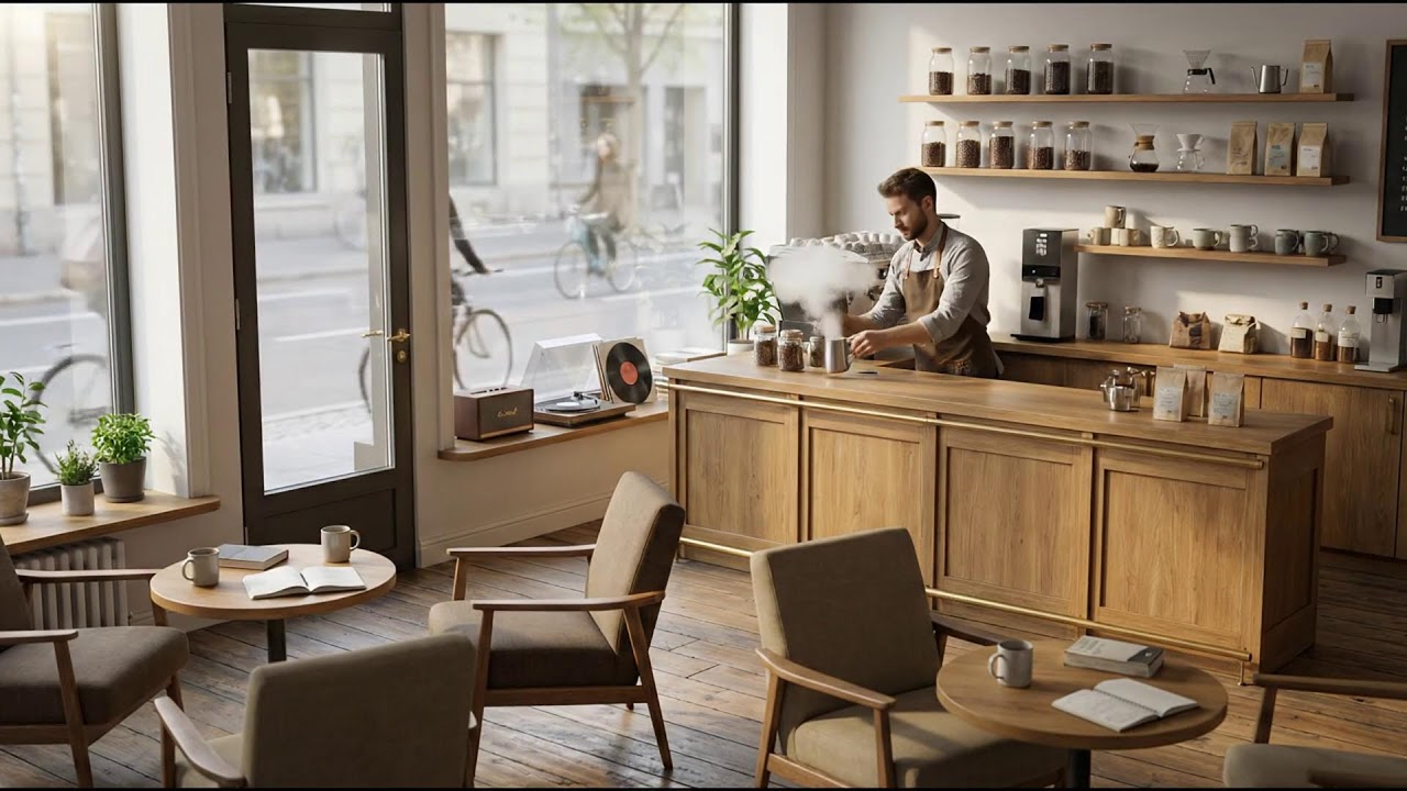 春のカフェの静けさ 🌿☕ スムーズジャズラウンジ