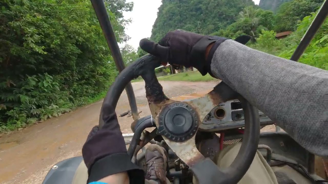 Buggy Ride to Blue Lagoon 2 in Vang Vieng, Laos