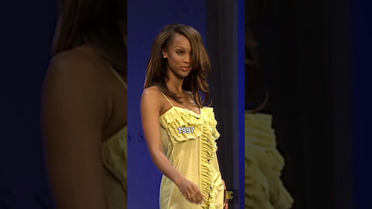 Tyra Banks for Victoria's Secret 1997 vs 2024