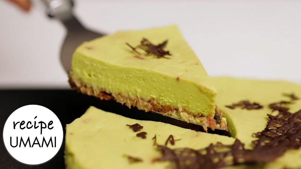 No-Bake Raw Avocado Cake | Umami Recipe