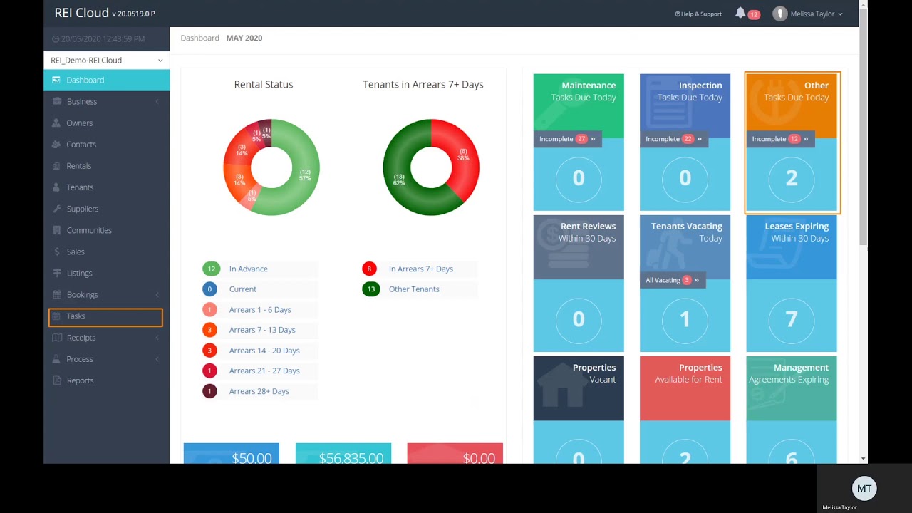 REI Cloud- TASKS