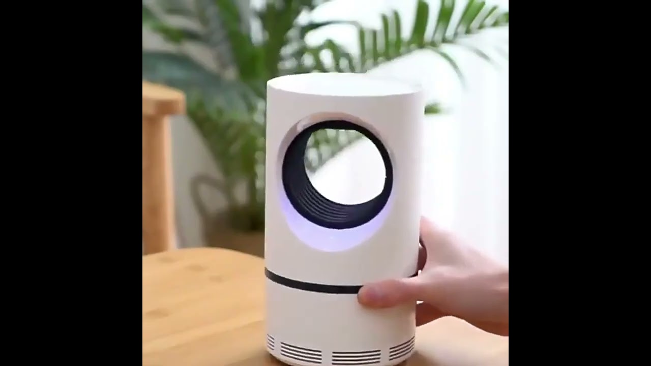 Lampara atrapa mosquitos con luz ultravioleta y puerto usb