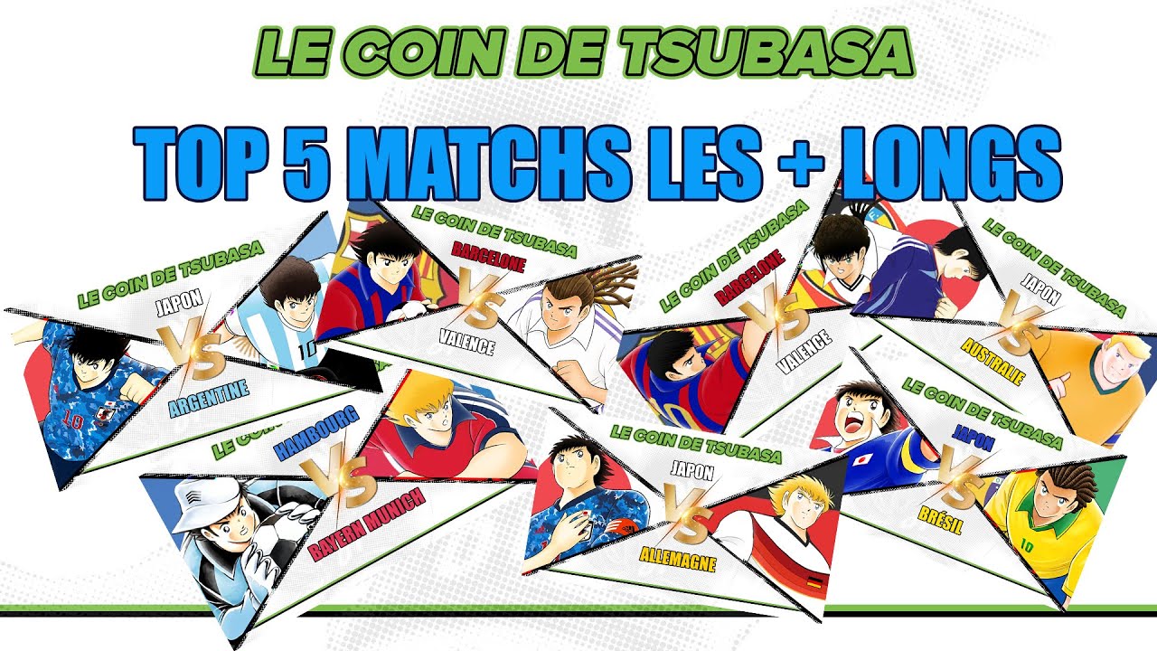 Quel est le match le plus long du manga Captain Tsubasa ? (Le 1er ne va pas vous étonner 🤣)