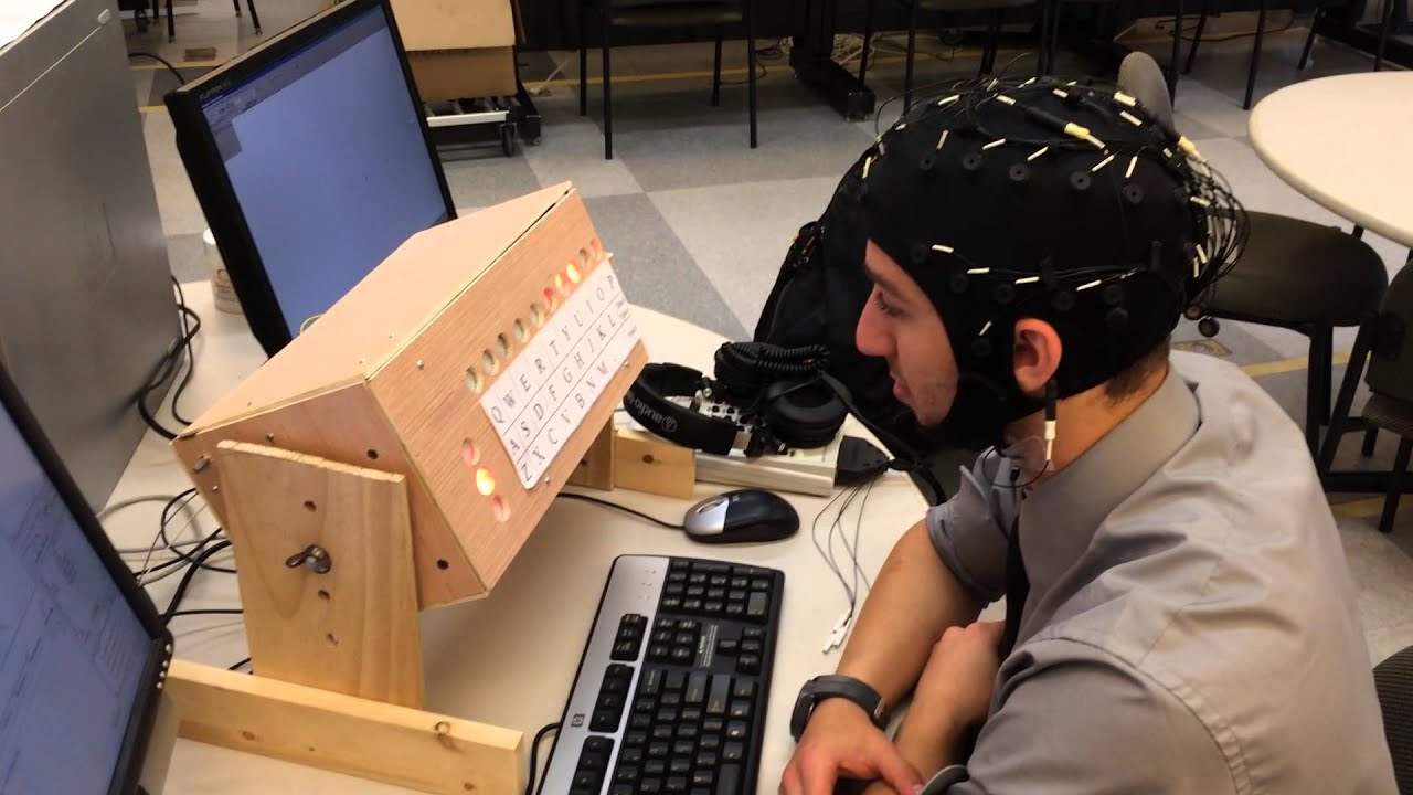 Rowan SPPRL BCI Demo: Steady State Visual Evoked Potentials for Virtual Keyboard