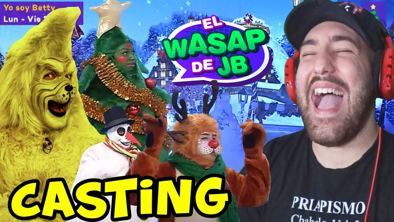 🔴BUSCANDO LOS NUEVOS PERSONAJES DE LA NAVIDAD!🤣 - 🤣EL WASAP DE JB🤣(REACCIÓN)