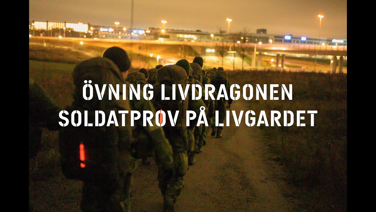 Övning Livdragonen – Soldatprov på Livgardet