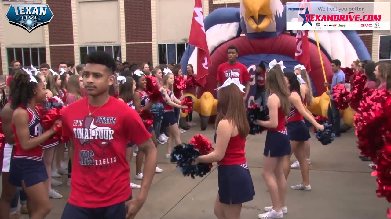 2016 Atascocita Basketball Team Playoff Send Off