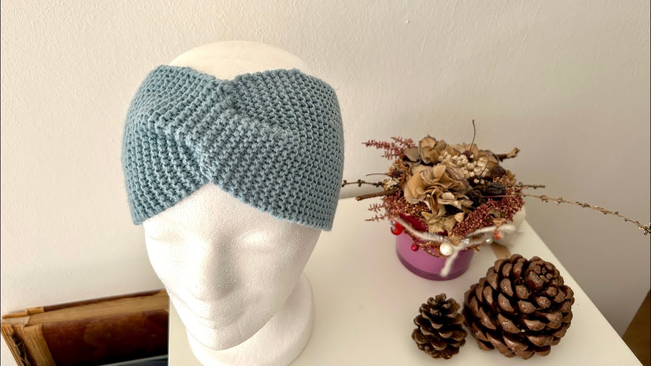 Einfaches und warmes Stirnband stricken 