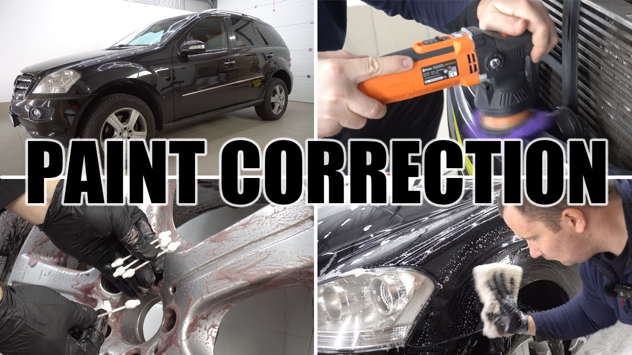 PAINT CORRECTION of A BLACK MERCEDES | SHOWROOM SHINE ON DARK PAINT | SCC CAR DETAILING | #mercedes
