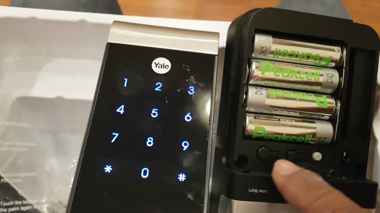 yale ydr 3110 smart door lock how to change password