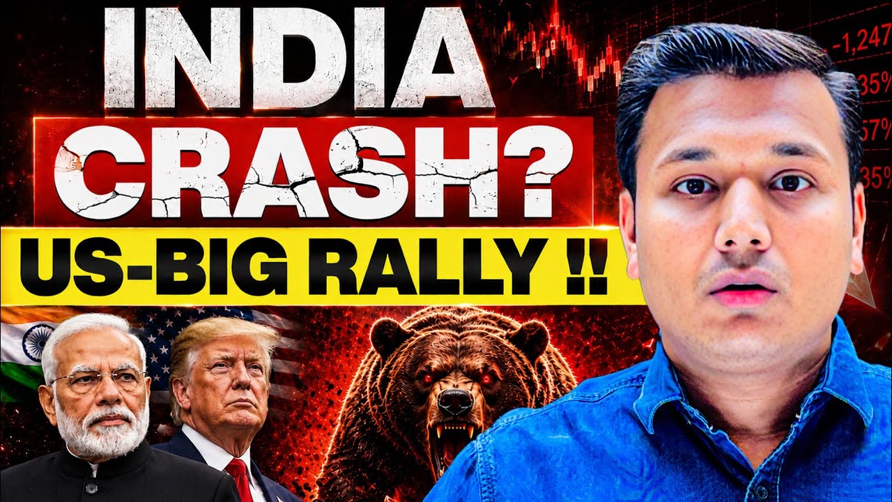 NIFTY vs US Market: Is a Big Crash Really Coming? 🤯 | Data-Backed Analysis | SEBI Registered RA