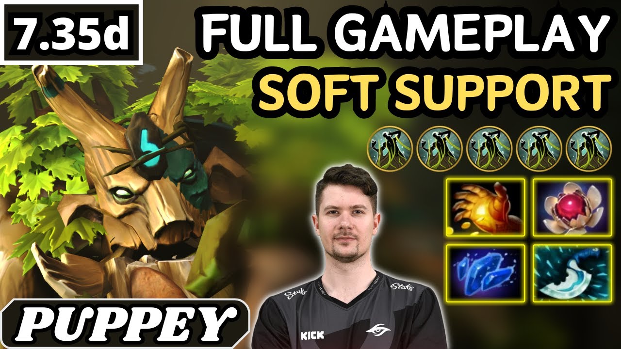10300 AVG MMR - Puppey Treant Protector Soft Support Gameplay - Dota 2 Full Match Gameplay