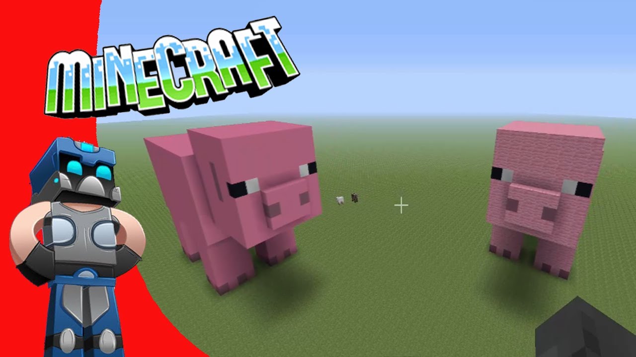 Minecraft: Como hacer Cerdo 3D Tutorial