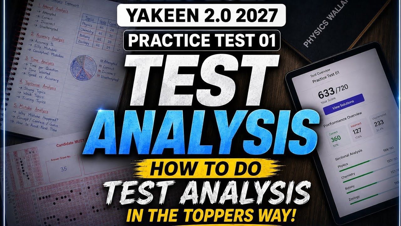 How to Analyse NEET Mock Tests Like a Topper | Stop Wasting Your Tests! 🔥 