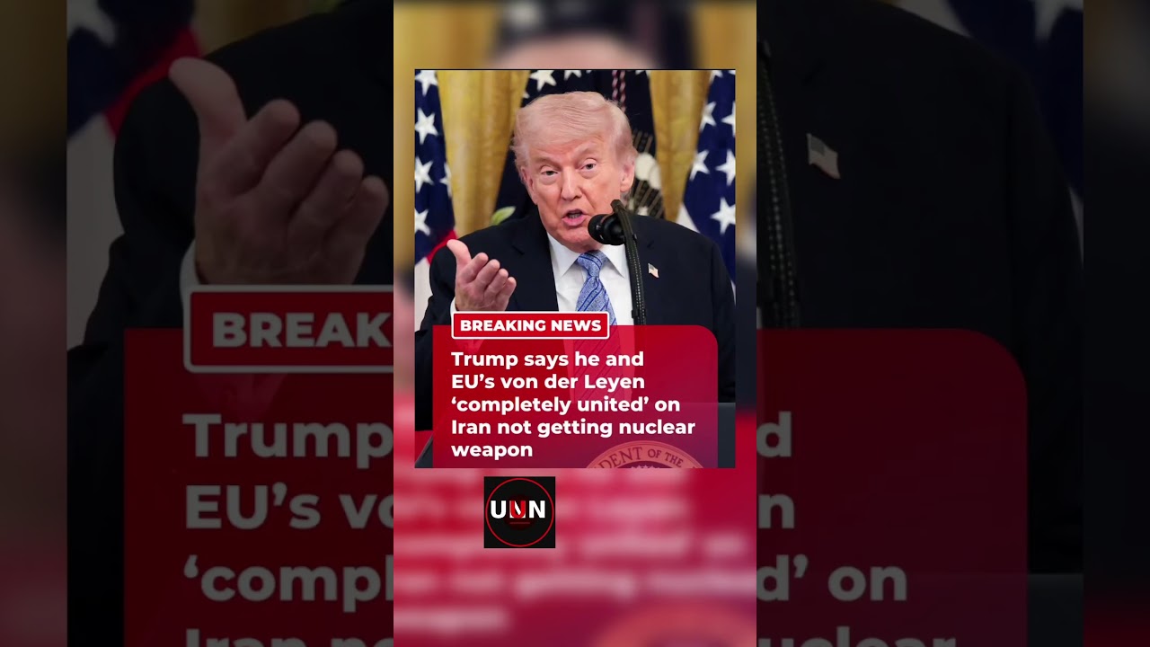 BREAKING: TRUMP AND EU CHIEF SAY THEY ARE &ldquo;COMPLETELY UNITED&rdquo; ON IRAN NUCLEAR ISSUE