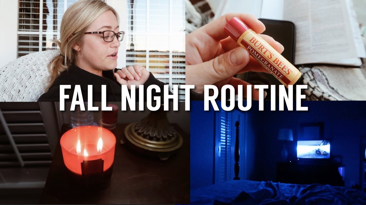 Relaxing Fall Night Routine | Shelley Peedin