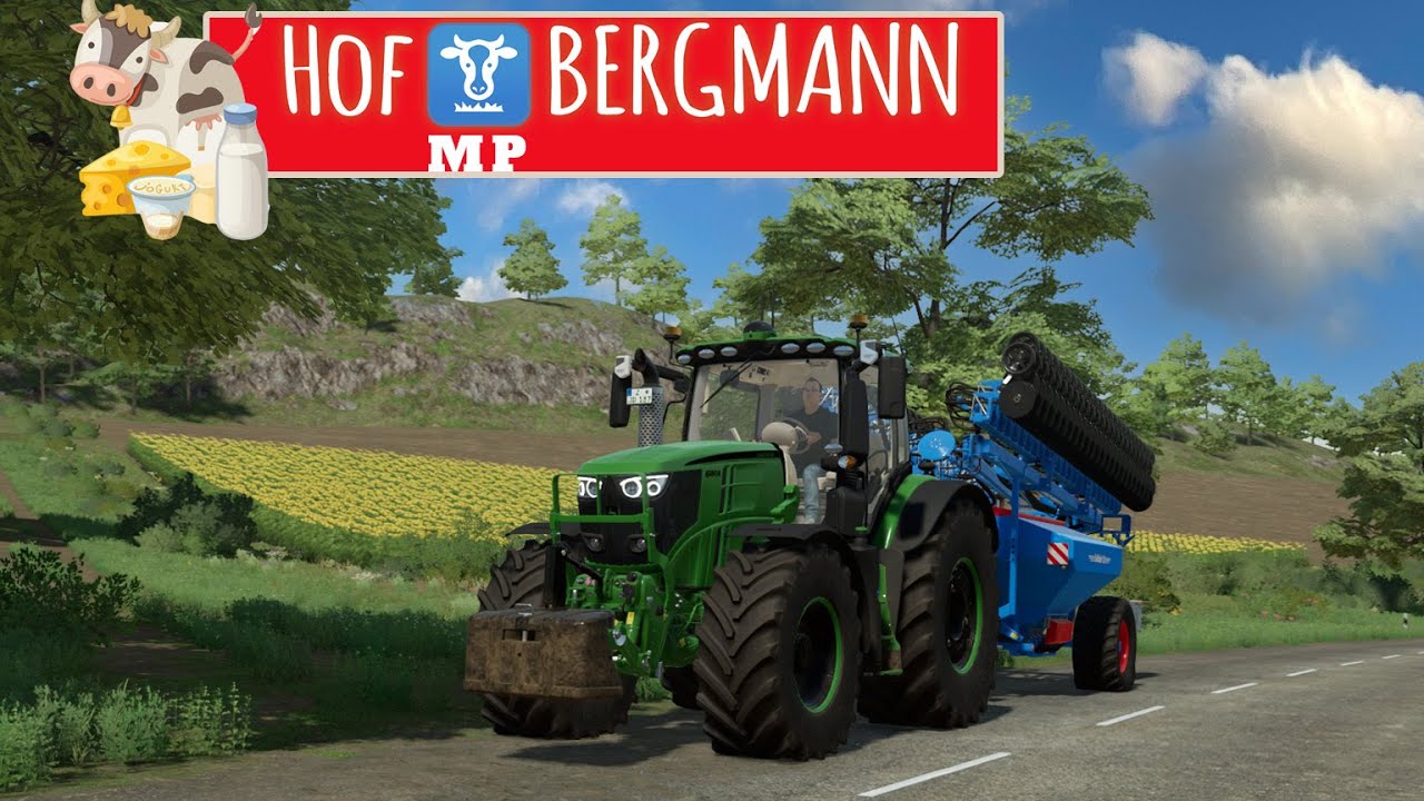LS22 HOF BERGMANN [MP] #21: Endlich mal wieder im John Deere 6R unterwegs | FARMING SIMULATOR 22
