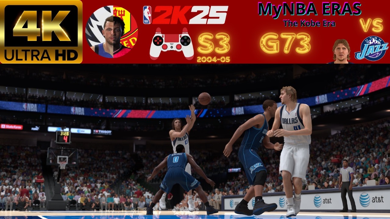 [NBA2K25][HoF]第三季七十三場 vs爵士[一鏡到底][曼巴紀元]