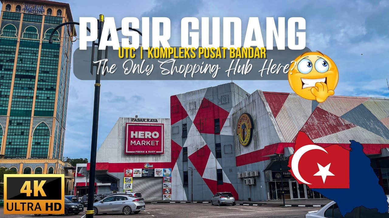 Jalan-Jalan Komplek Pusat Bandar Pasir Gudang❗️Suasana Bandar JB | Malaysia Walking Tour 4K ASMR