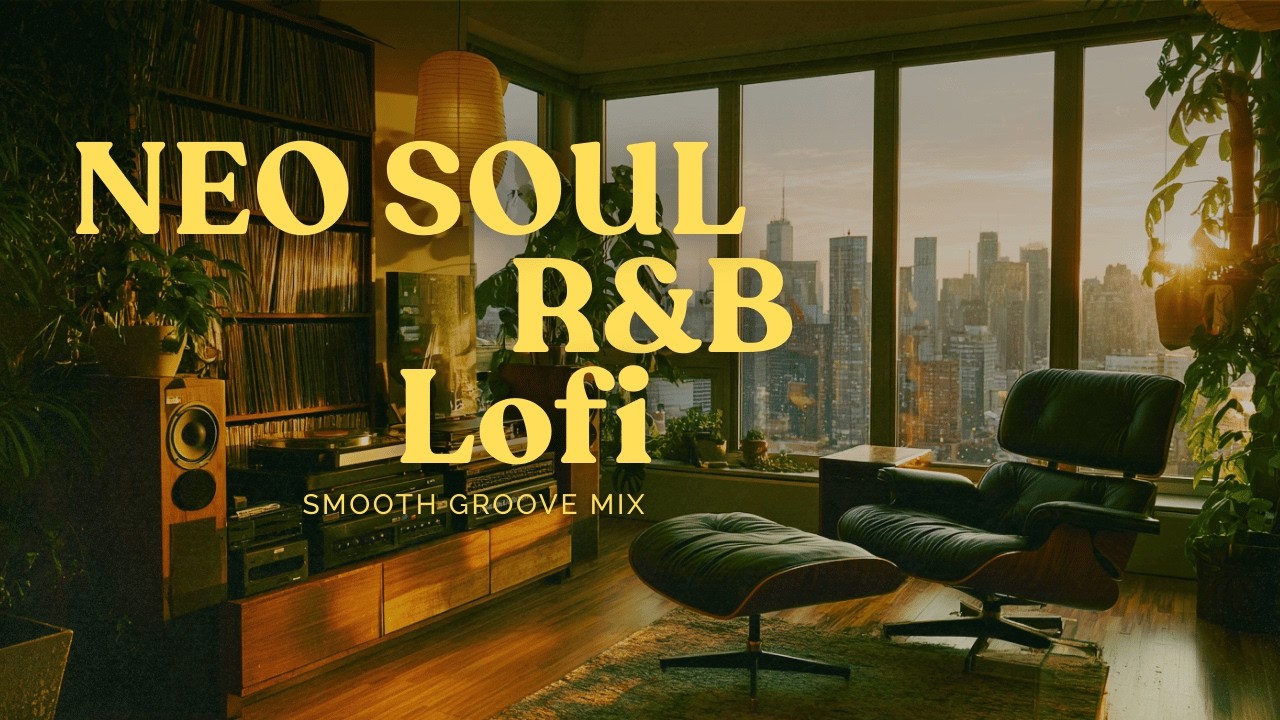 Neo Soul & R&B LoFi – Vintage Sunset Room 🌇 | Chill Focus Mix