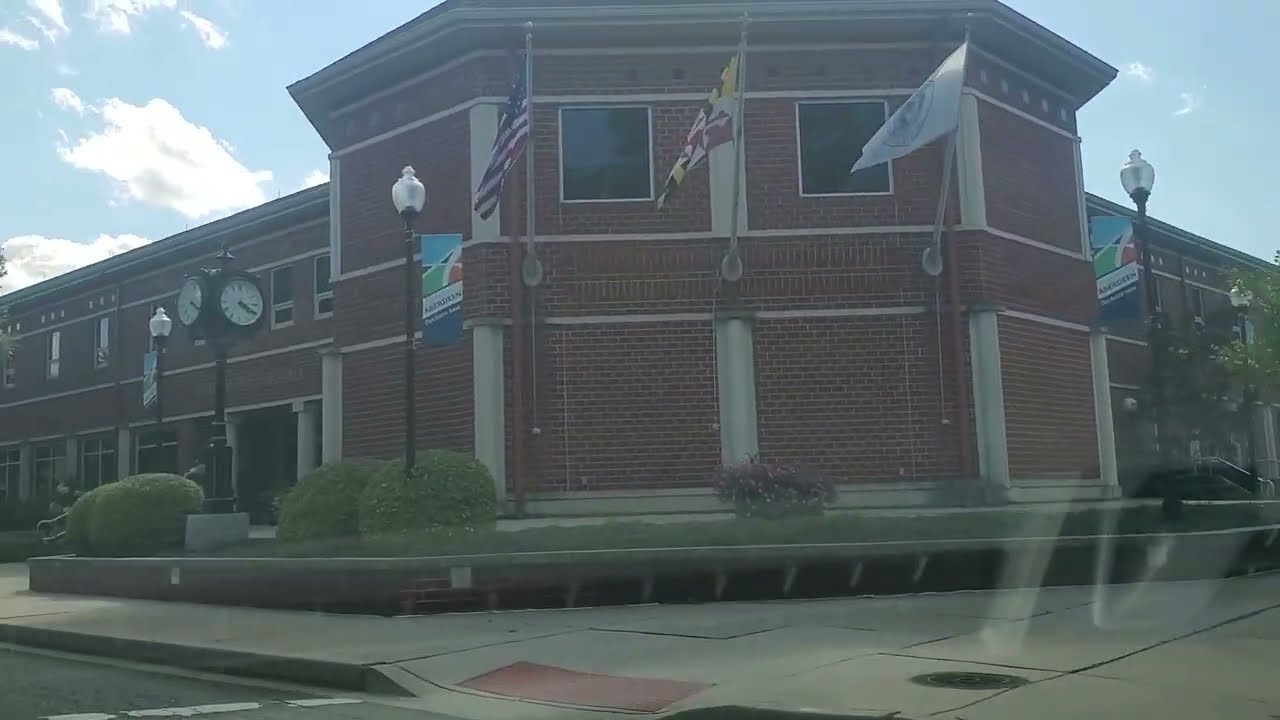 Quick Drive through cute ABERDEEN MD./REMINDS ME OF NIGHTMARE ON ELM STREET! 😆 🤣