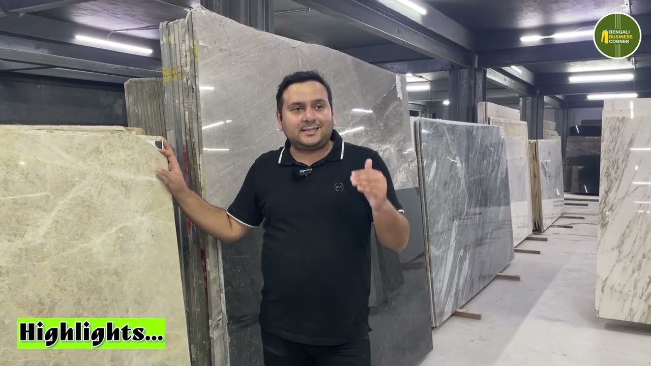 কলকাতার বুকে চোখ ধাঁধানো মার্বেলের কালেকশন | Granite & Marble wholesaler in Kolkata | Italian Marble