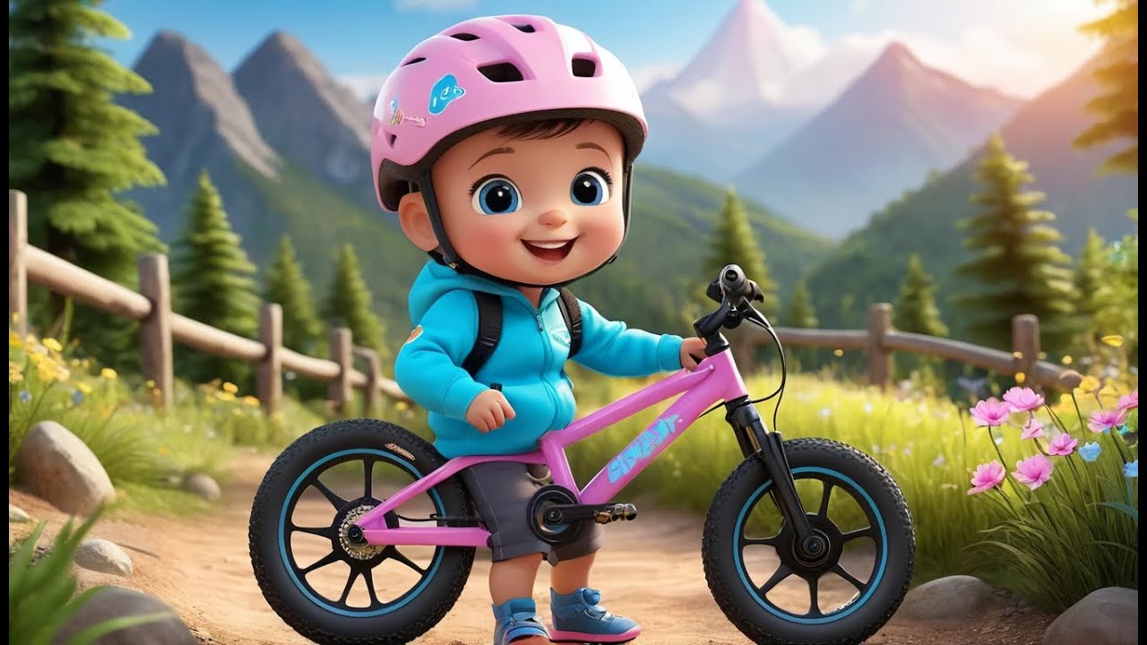 Mountain Bike Adventure | Fun Learning & Action Song for Toddlers