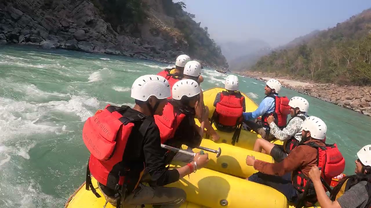 22 February 2026 rafting in rishikesh #rapids #trending #shorts #viral #sidikshahomekitchen