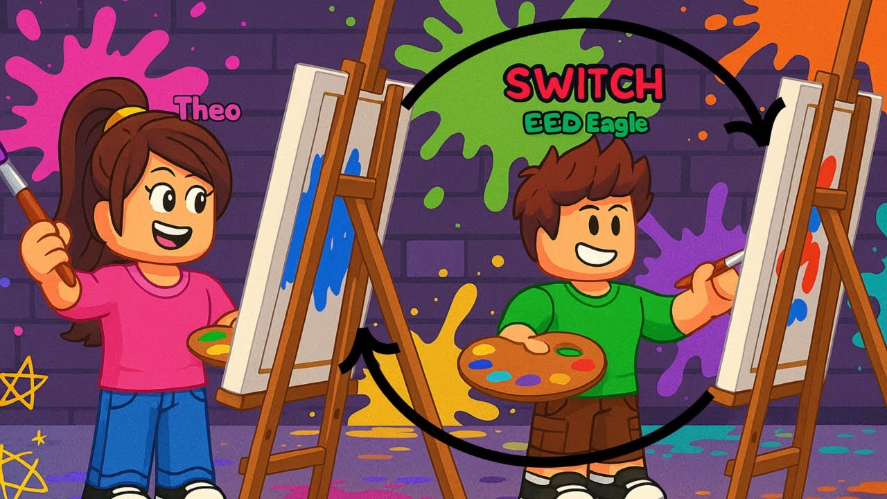 Draw & Switch | ROBLOX | A ieșit Picasso din noi… sau nu 🎨😅