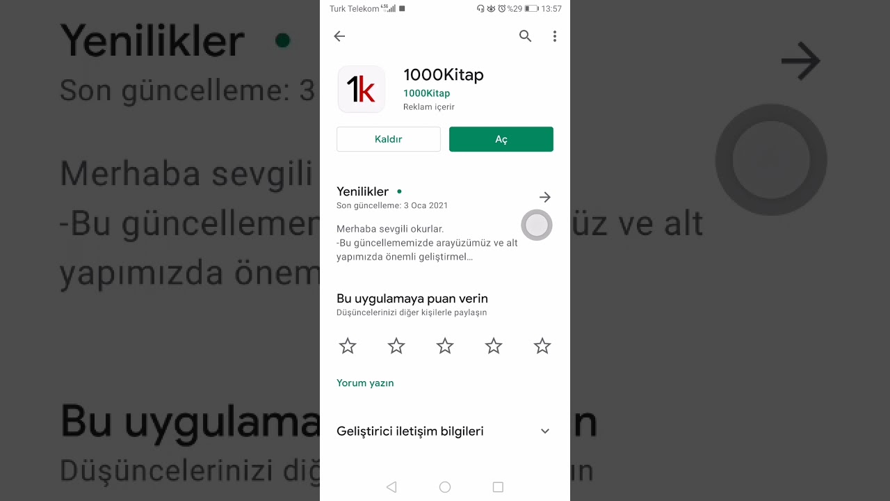 1000Kitap Uygulaması