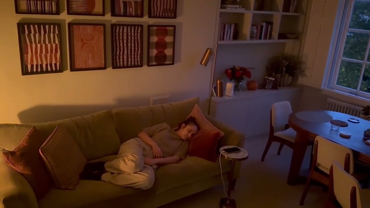 angle 1 test shot of girl sleeping