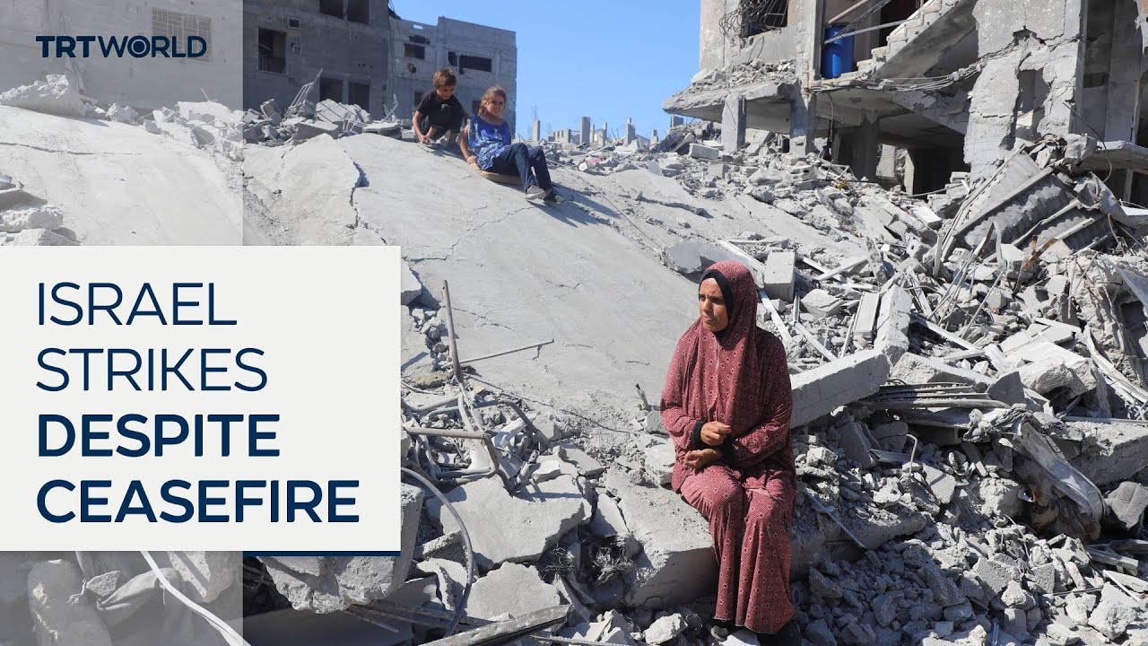 Gaza ceasefire under strain amid aid blockages and new Israeli attacks