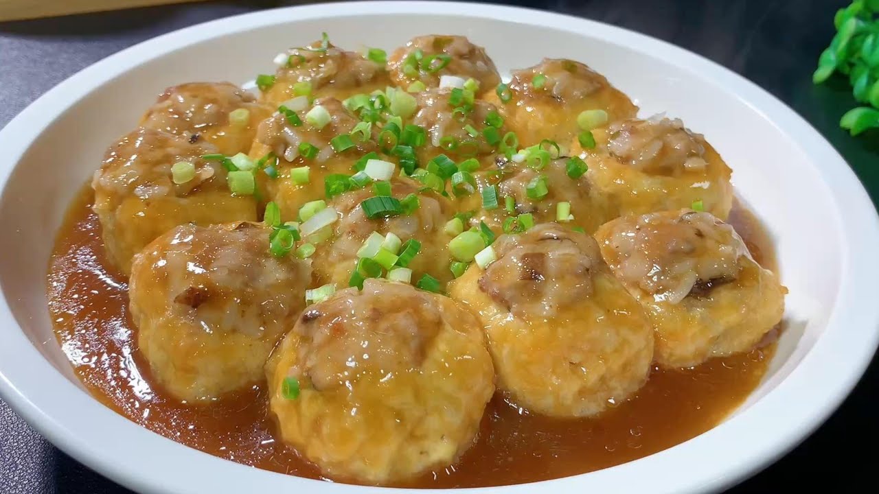 客家酿油豆腐怎么做好吃？大厨教你一招，出锅都后悔做少了，太香啦，【天天相見廚房】，#酿油豆腐食譜，#酿油豆腐料理，#酿油豆腐的做法，#美食，chinesefood #food #delicious