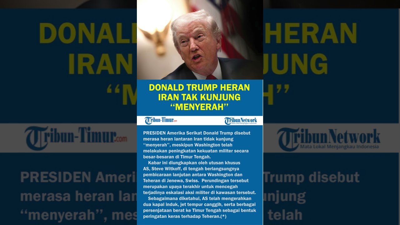 Meski Dikepung Kapal Induk dan Jet Tempur AS, Iran Belum Mau Tunduk pada Tekanan Trump