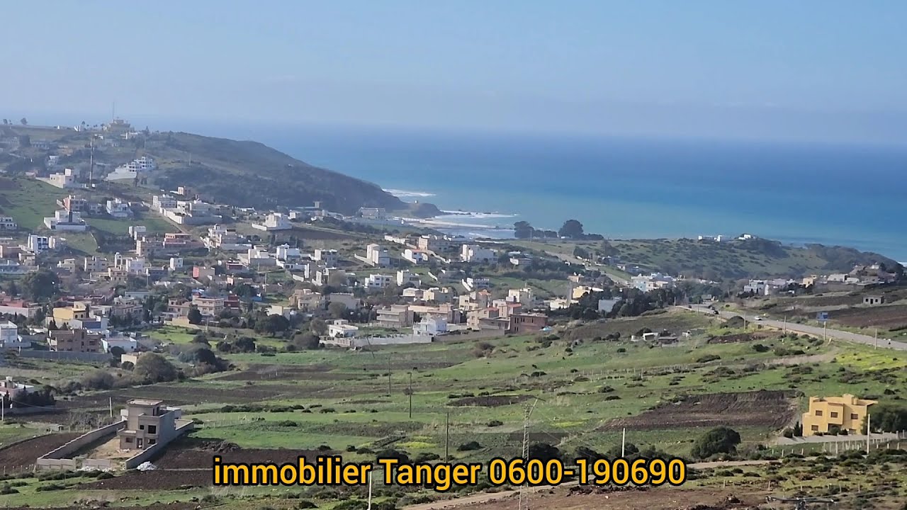 أرض محفضة سيدي قنقوش طنجة 1820 متر الثمن 1500 درهم للمتر مع المفاهمة